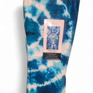 Mainstays Large Blue Tie-Dye Cotton Beach Towel